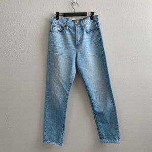 J.Crew Point Sur High-Rise Retro Straight Jean Light Denim